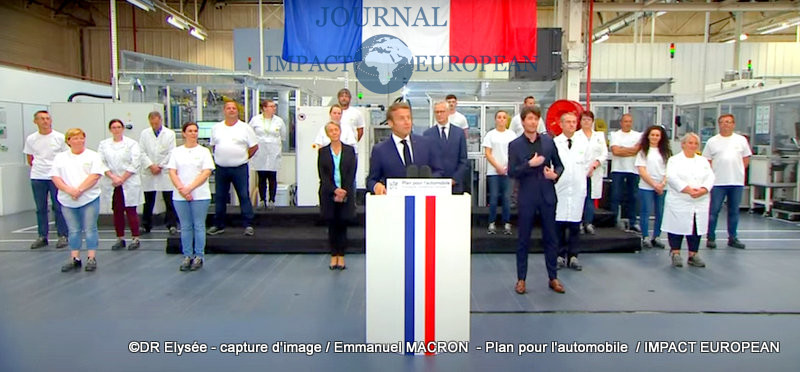 Emmanuel MACRON  - Plan pour l'automobile