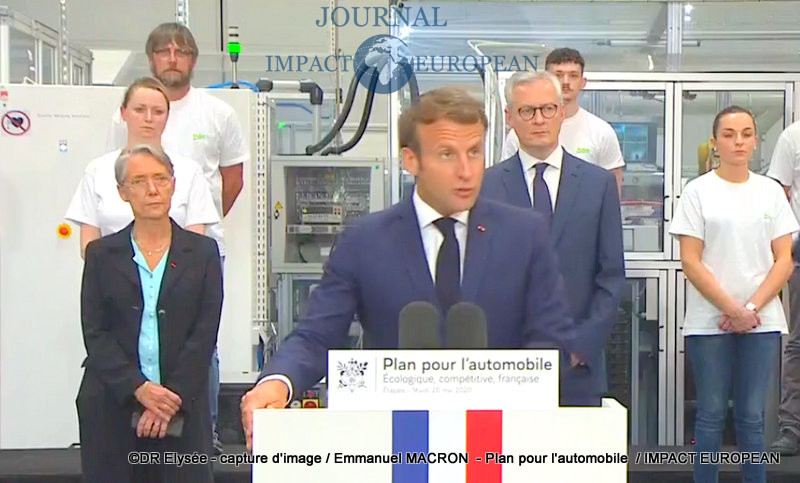 Emmanuel MACRON  - Plan pour l'automobile