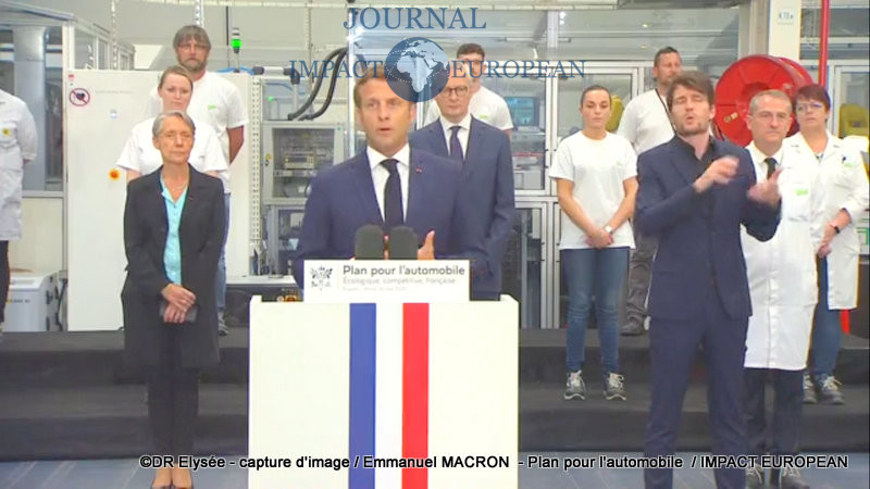 Emmanuel MACRON  - Plan pour l'automobile