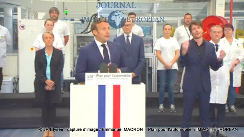 Emmanuel MACRON  - Plan pour l'automobile