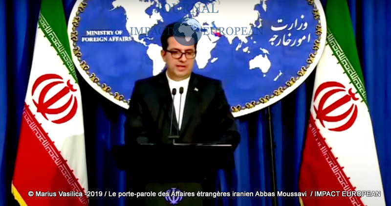 Le porte-parole des Affaires étrangères iranien Abbas Moussavi