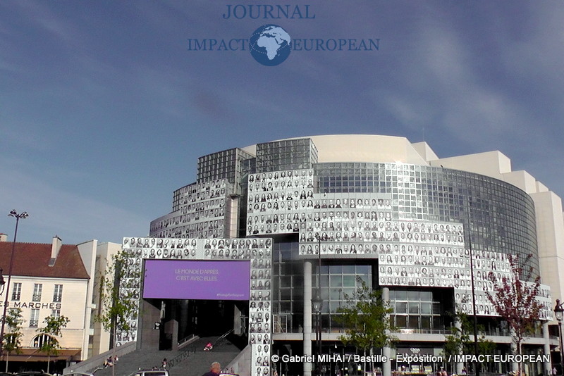 JR s’expose à l’Opéra Bastille en hommage au personnel soignant