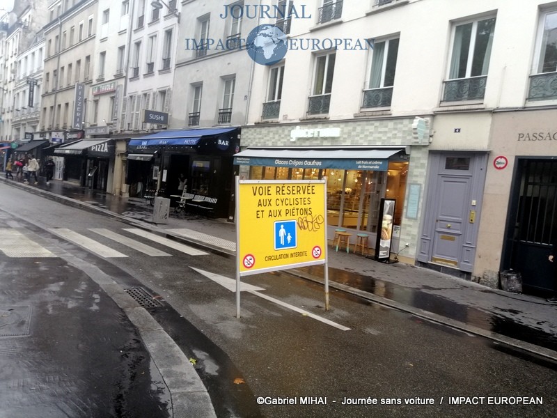 27 septembre:  6ème édition de la Journée sans voiture à Paris