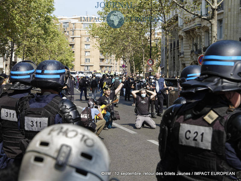 Manifestation des Gilets Jaunes du 12 septembre 2020 à Paris