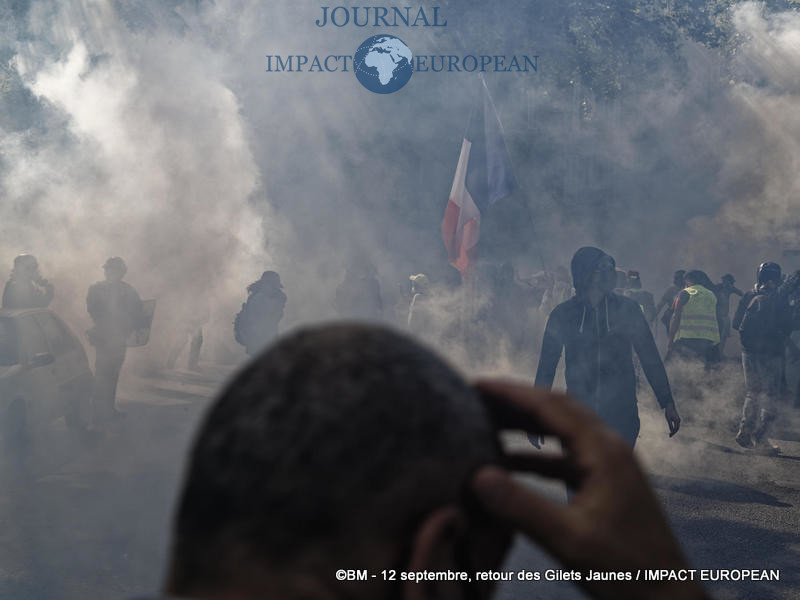 Manifestation des Gilets Jaunes du 12 septembre 2020 à Paris