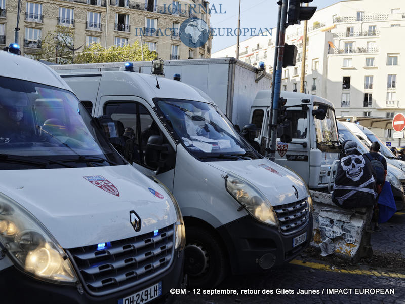 Manifestation des Gilets Jaunes du 12 septembre 2020 à Paris