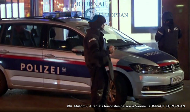 L’Autriche est le théâtre de six attentats consécutifs à Vienne
