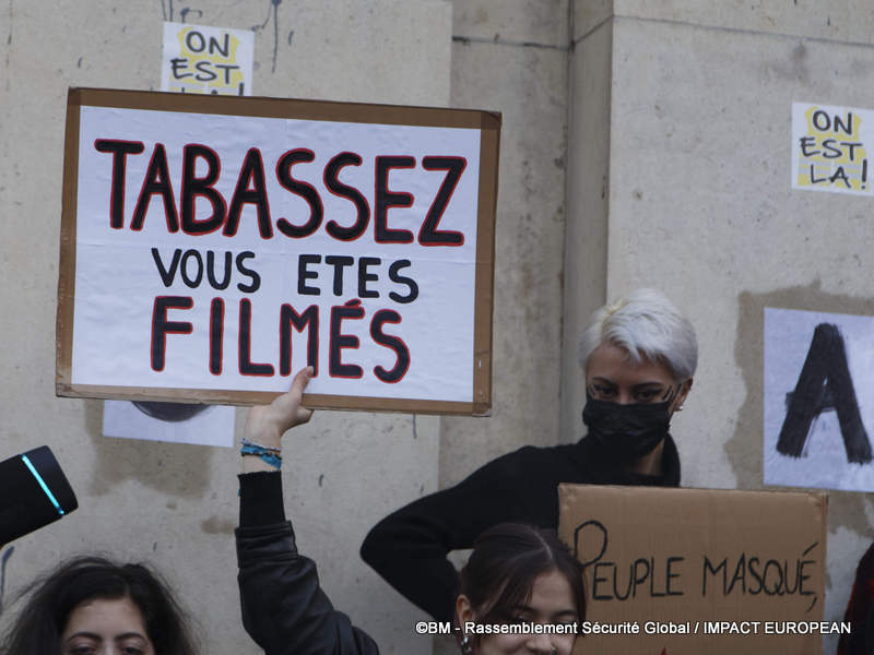 “Sécurité globale” : une loi contre la liberté d’expression et «l’Etat de droit»