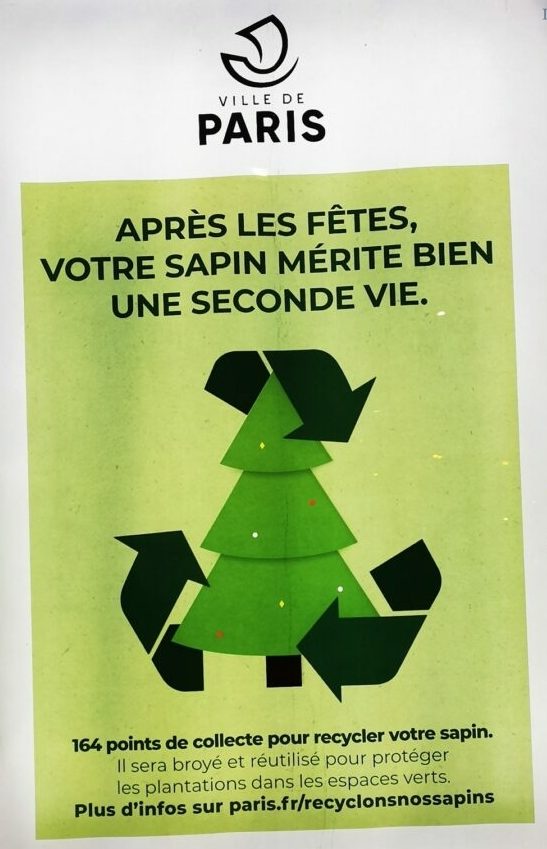 Noël est terminé, recyclons les sapins