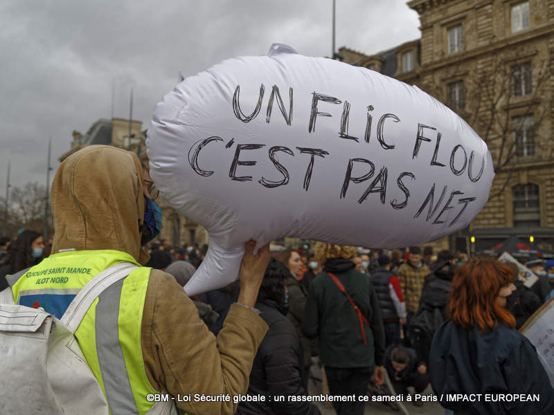 Loi Sécurité globale : un rassemblement ce samedi à Paris