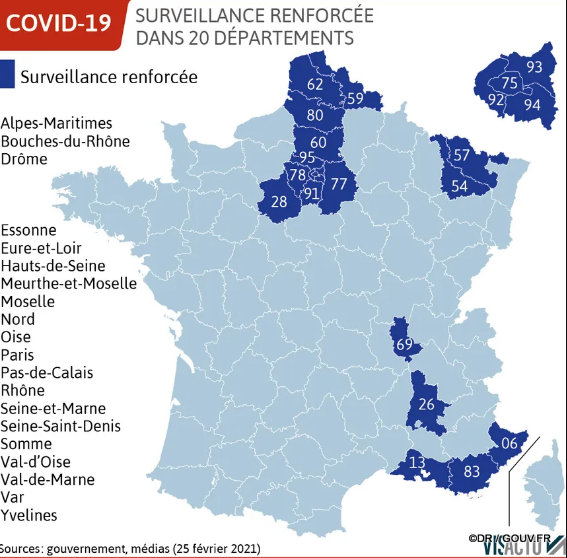 La situation sanitaire “est très préoccupante dans 20 départements”