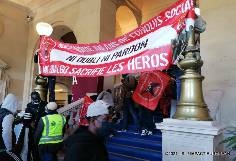 Occupation de la Mairie du 13ème à Paris