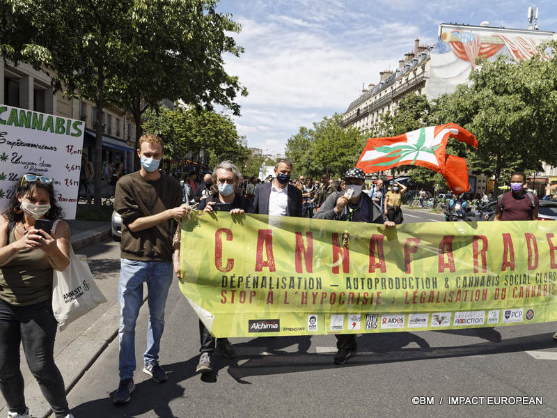 La Marche Mondiale pour le cannabis à Paris