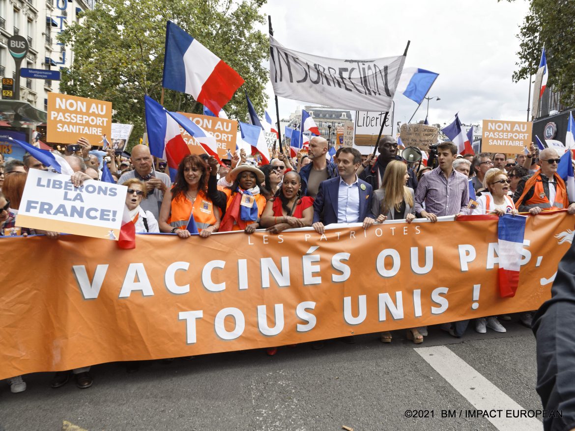 Encore un samedi de manifestation anti pass sanitaire