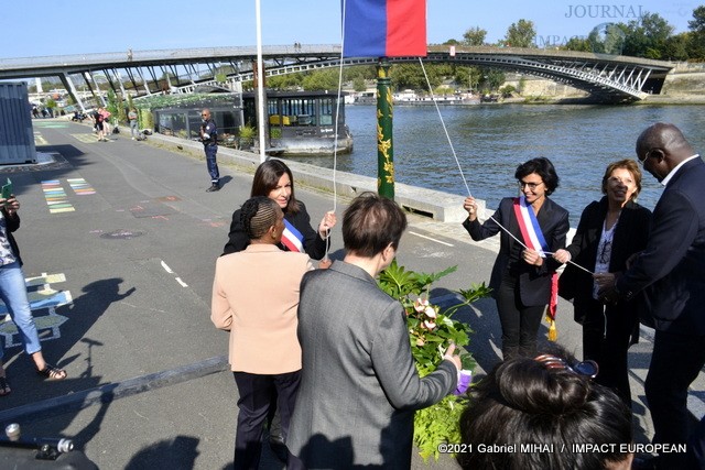 Paris: La promenade Édouard Glissant inaugurée sur le bord de Seine