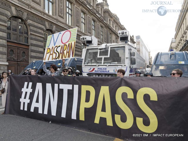 9ème samedi de manifestation anti pass sanitaire