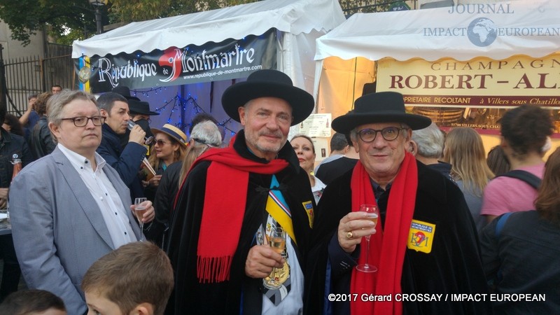 Déjeuner festif à Montmartre pour la Fête des Vendanges