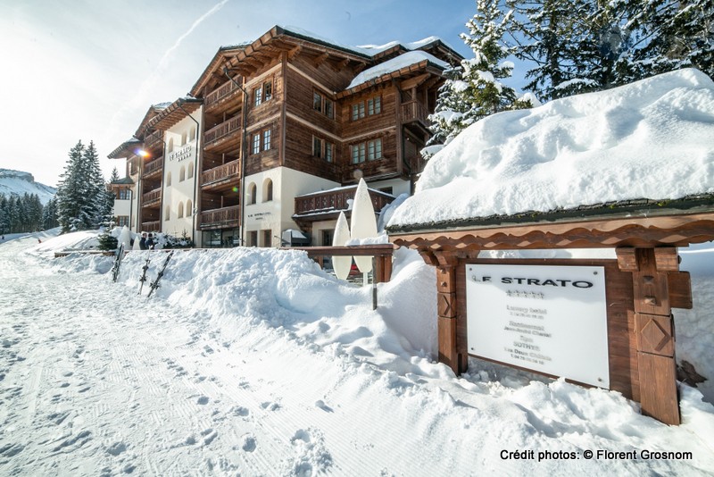 L’hôtel Strato à Courchevel, l’esprit châlet au coeur des 3 vallées