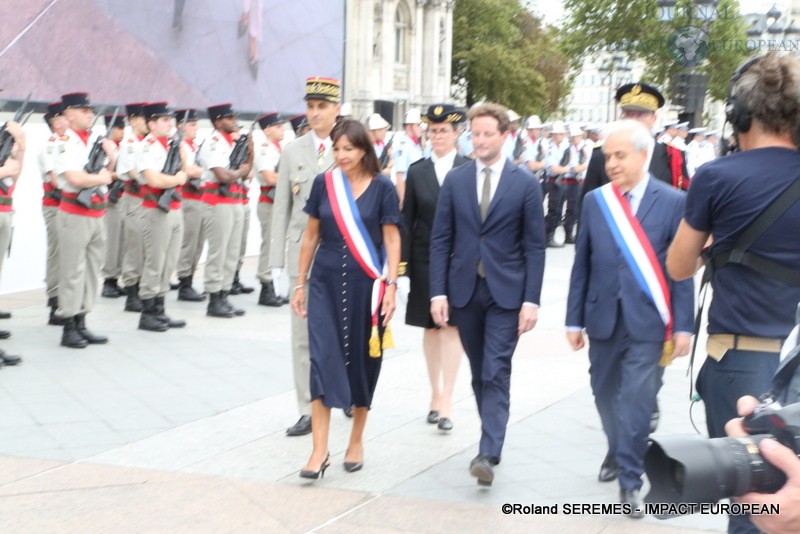 PARIS  FETE LE 78ème ANNIVERSAIRE DE SA LIBERATION