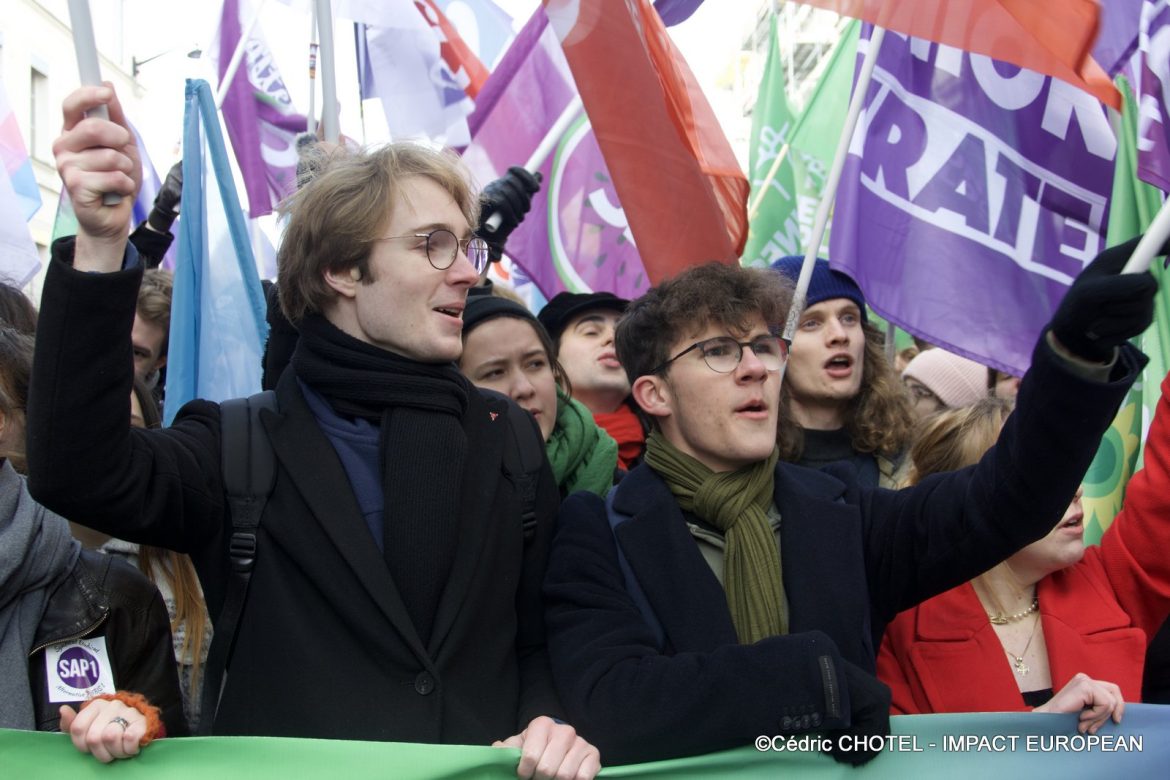 La jeunesse contre la réforme des retraites