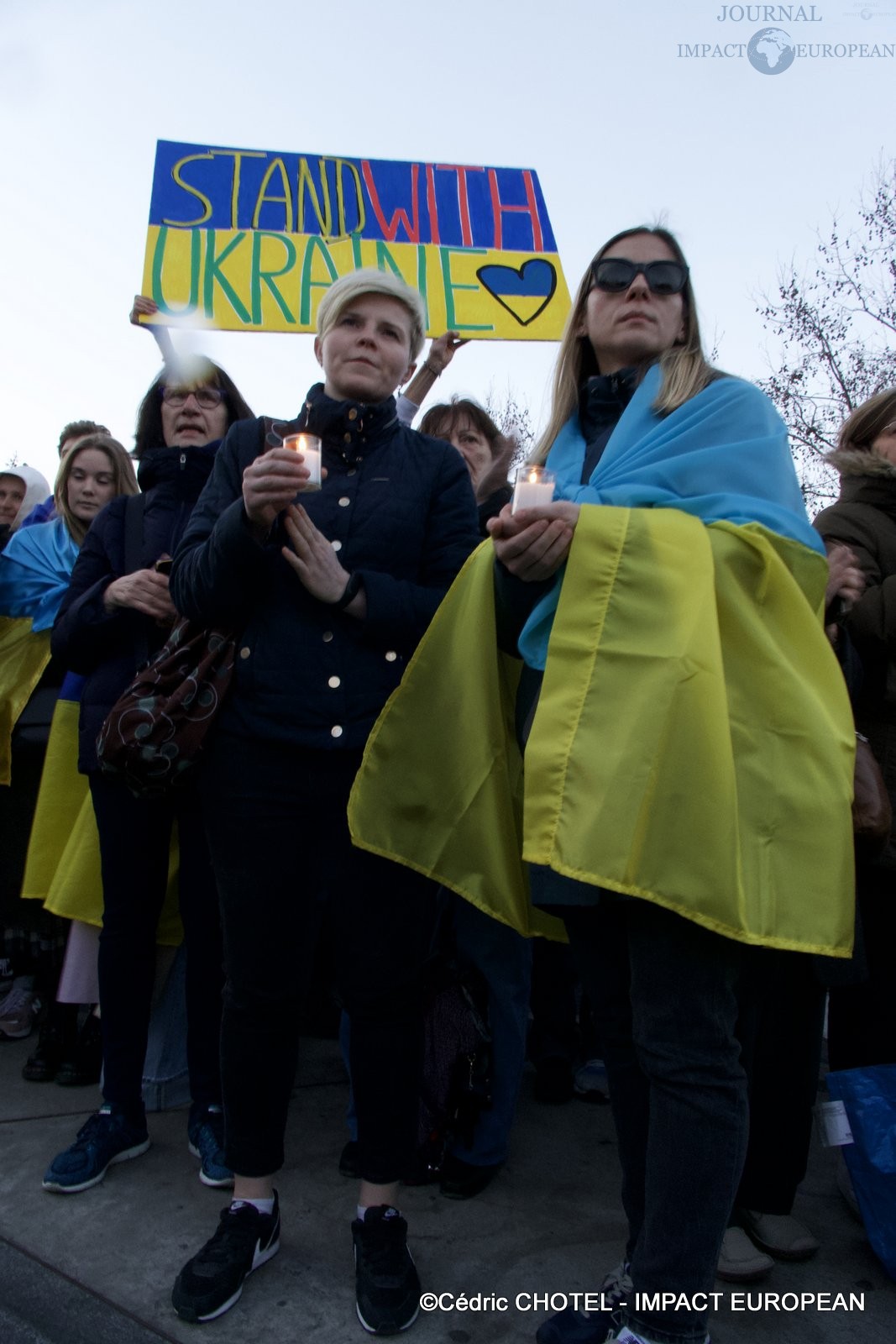 Un an de guerre en Ukraine: cérémonie, rassemblements et des hommages à Paris