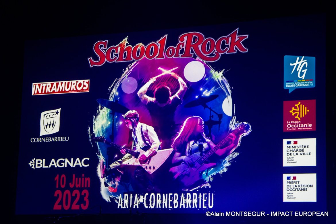 Blagnac: spectacle de fin d’année une tradition de School of rock