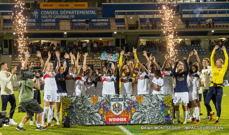 PSG remporte l’Amos Women’s French Cup contre l’AC Milan