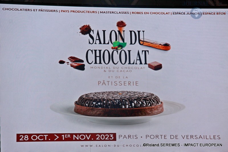 Salon du chocolat 2023: la sculpture et la haute couture au rendez-vous