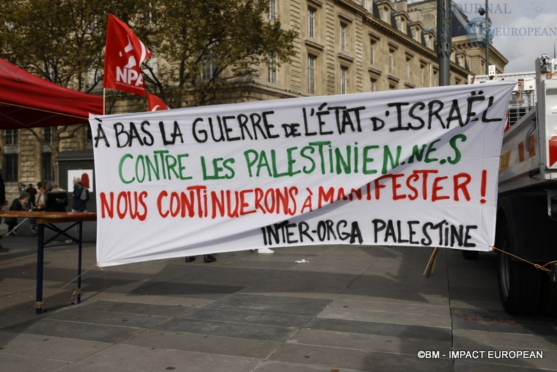 Manifestation pro-palestinienne à Paris: pour dire “stop au massacre à Gaza”