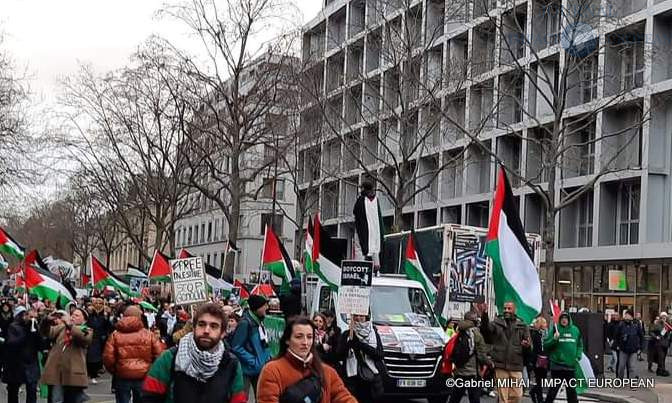 Manifestations: des rassemblements en soutien au peuple palestinien à Paris et en France