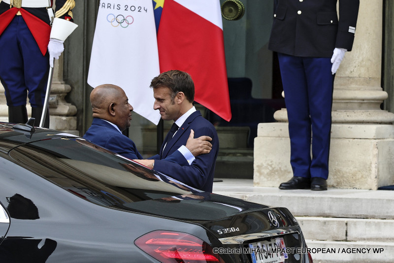 Emmanuel Macron a reçu son homologue comorien Azali Assoumani