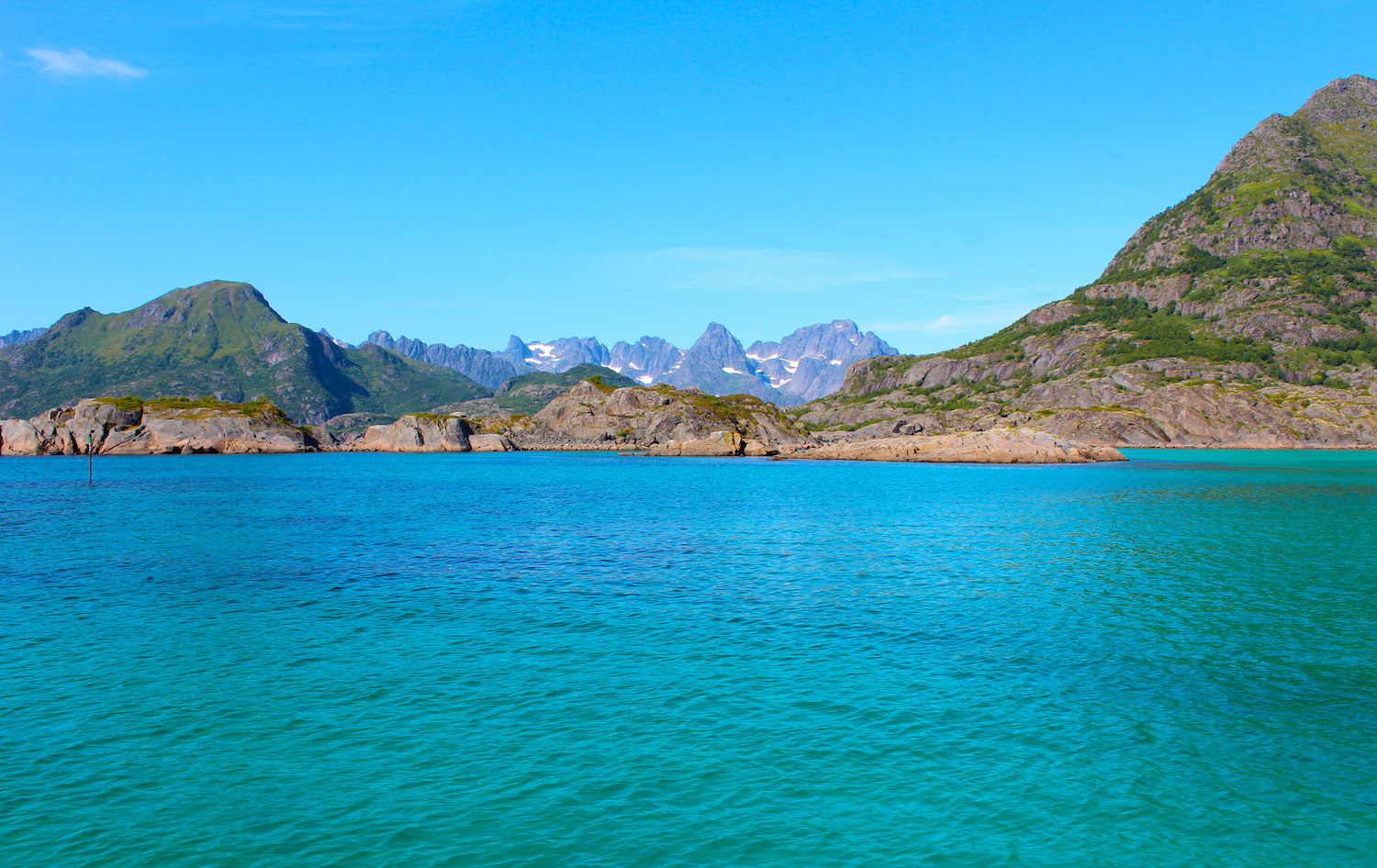 på seiltur lofoten