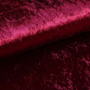 Velours de panne bordeaux