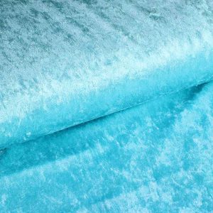 Velours de panne aqua