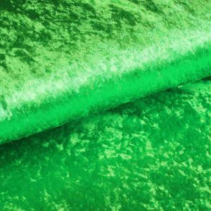 Velours de panne lichtgroen