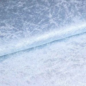 Velours de panne babyblauw