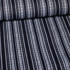Mexico stof Zwart Wit design