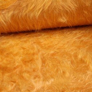 Langharig imitatiebont / Plush goudgeel