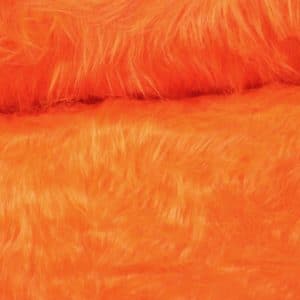 Langharig imitatiebont / Plush oranje