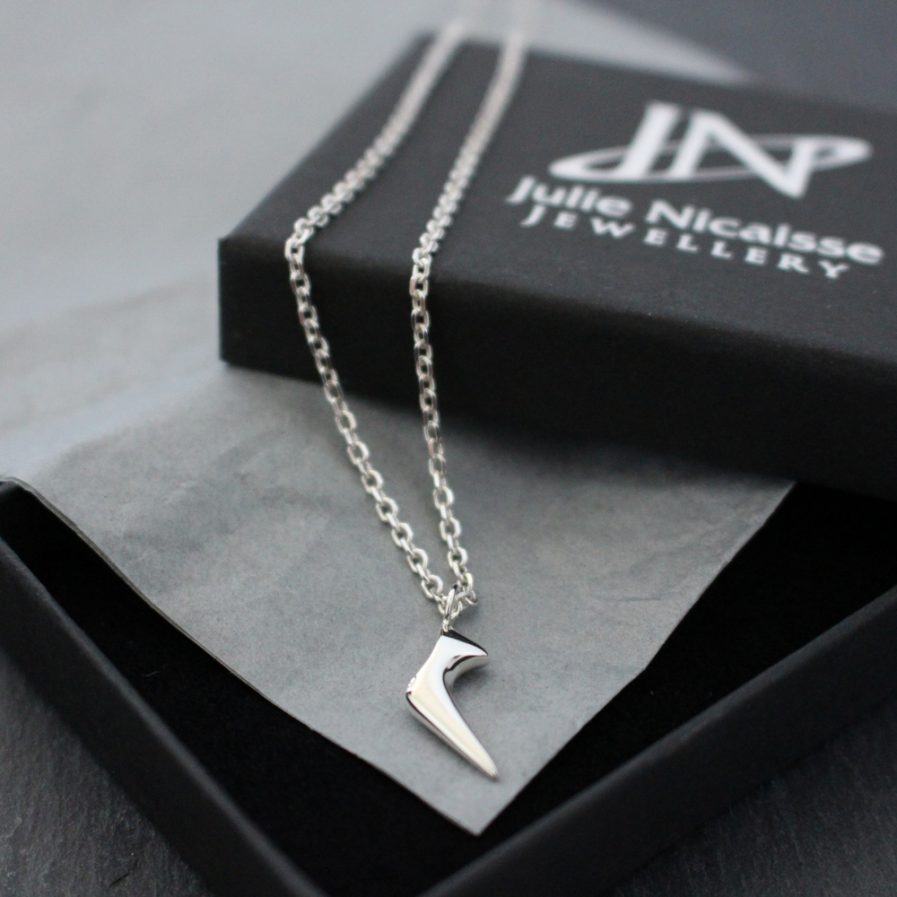 Silver Comet pendant Julie Nicaisse Jewellery Designer in London