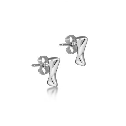 Silver meteor stud earrings Julie Nicaisse Jewellery Designer in London