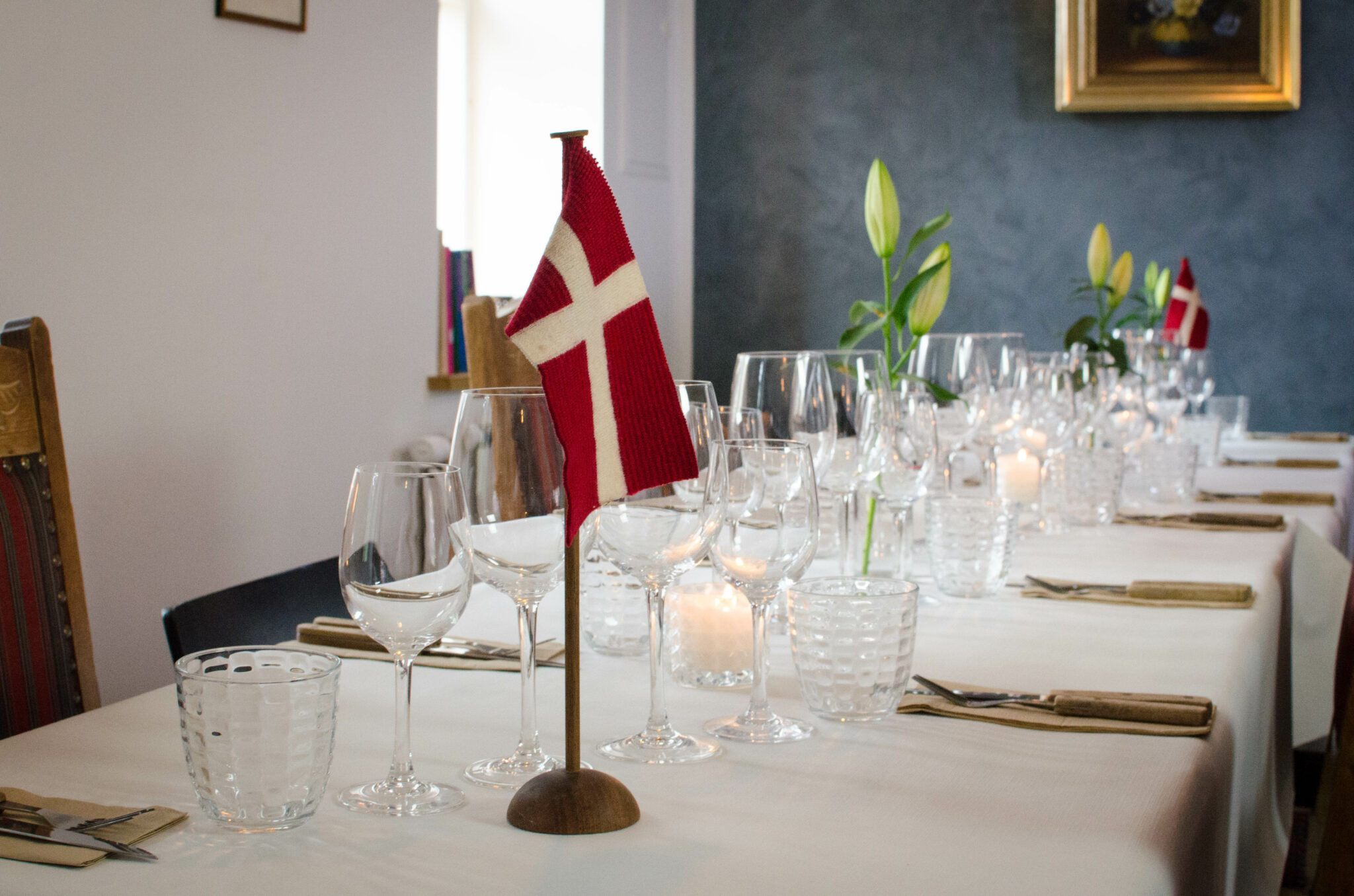 Selskaber i- og ud af huset