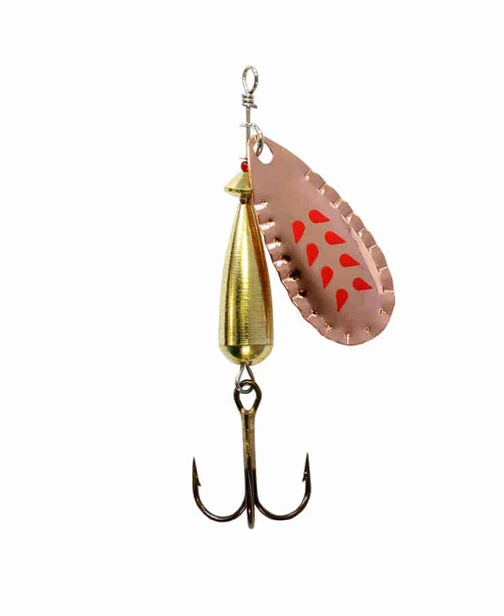 Abu Droppen spinner. Junior Grej fiskeri endegrej til ørreder og aborre m