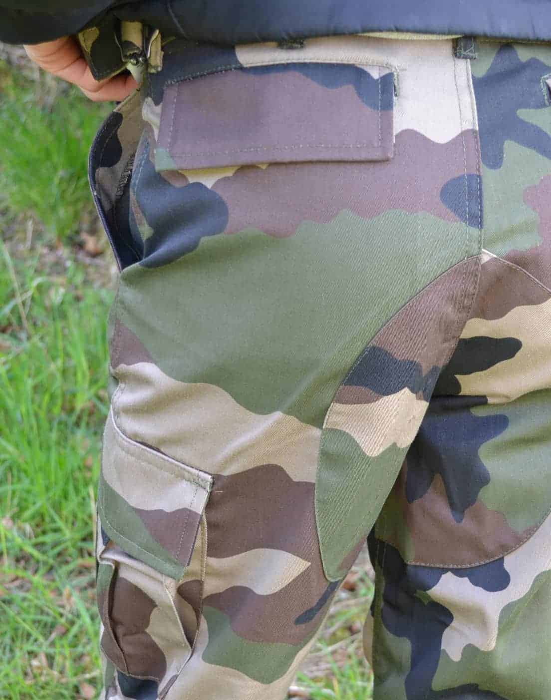 Camouflage bukser jungle - Junior Grej tøj og grej til udebørn