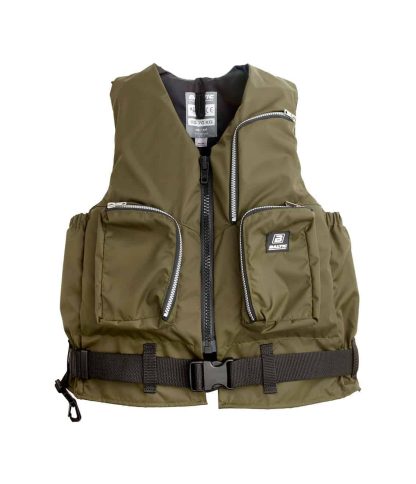 Fiske flydevest¨grøn