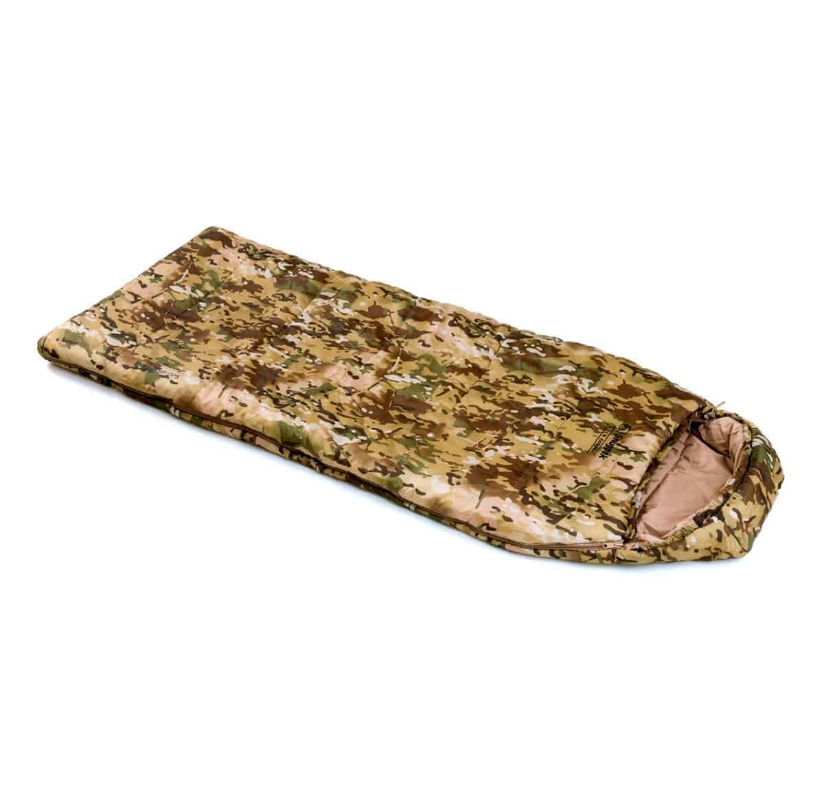 Snugpak junior sovepose camouflage - dejlig blød sovepose til super pris!