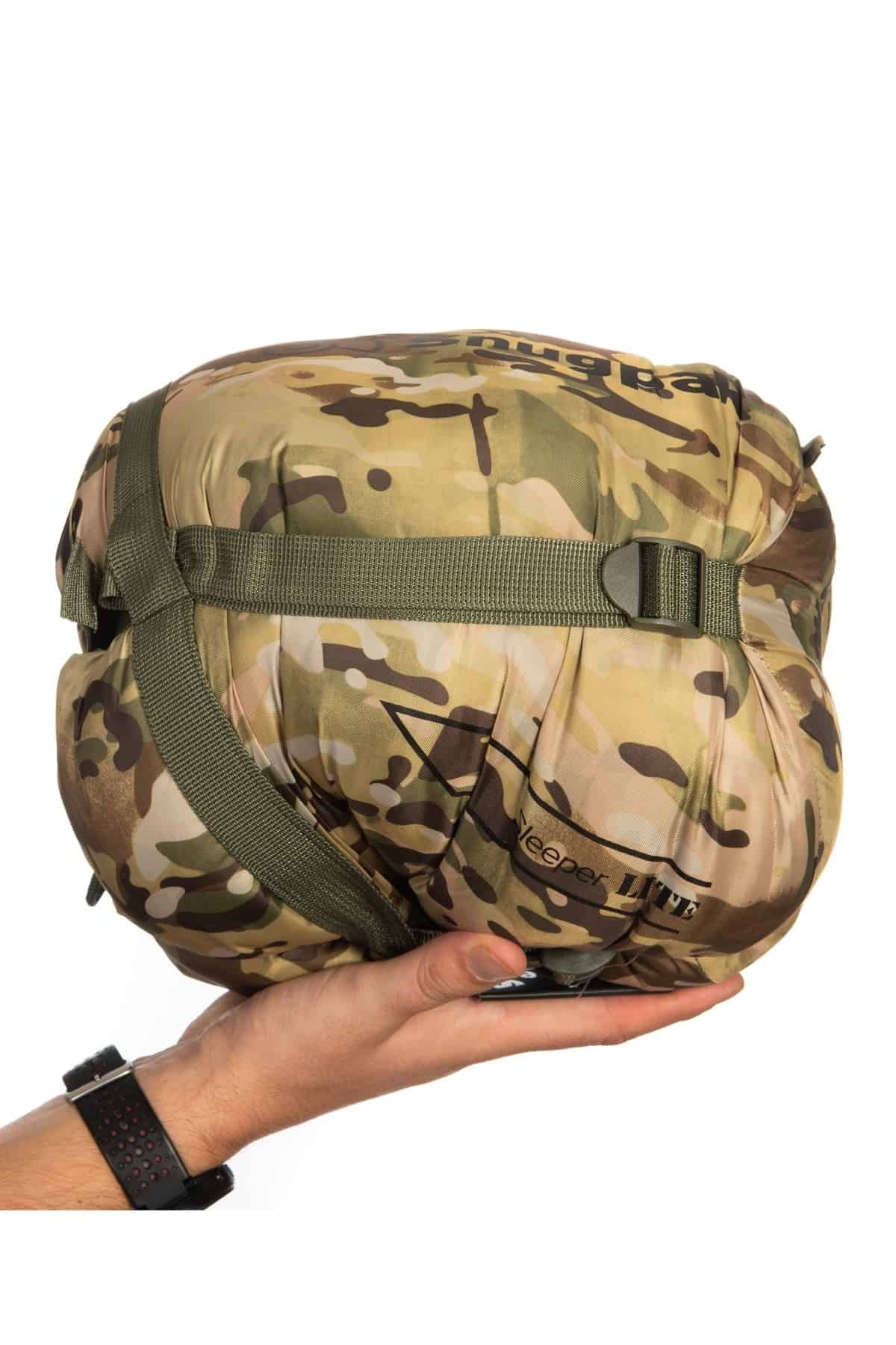 Snugpak sovepose camouflage - dejlig blød sovepose til store juniorer