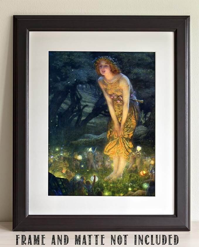 Fairy Painting Neoclassical Art Novue Print