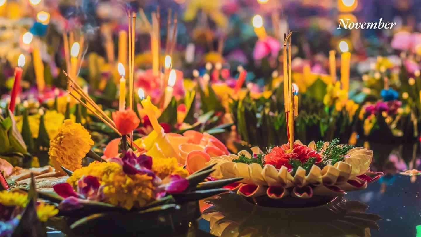 Loy Krathong Festival in Thailand