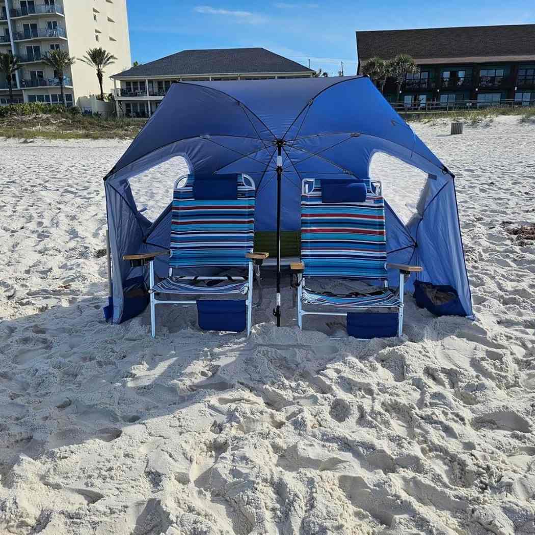 Sport-Brella Versa-Brella SPF 50+ Adjustable Umbrella with Universal Clamp